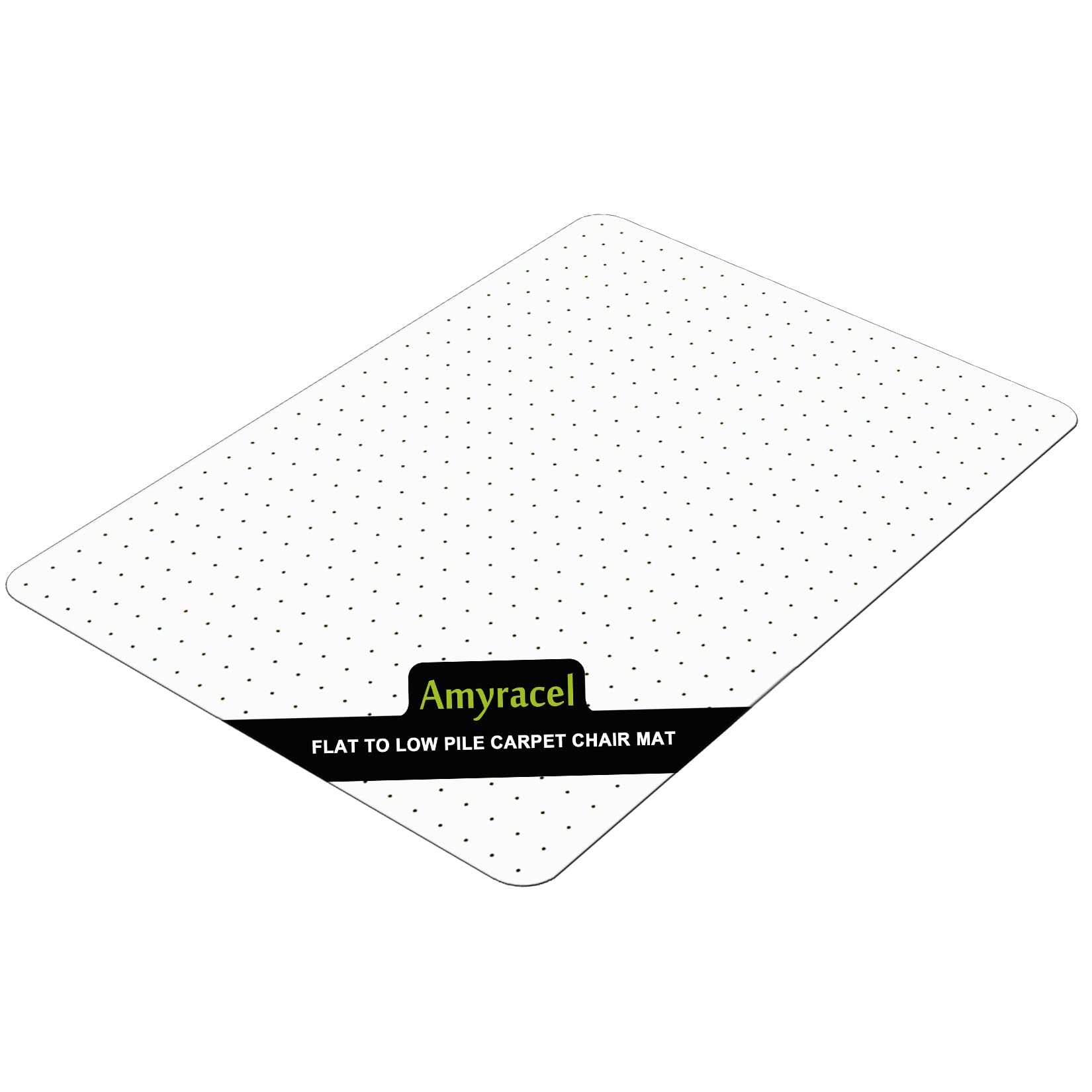 Amyracel Office Chair Mat for Carpet, 36” x 48” Studded Desk Chair Mat for Carpeted Floors, Clear Floor Mat for Office Chair on Flat or Low Pile Carpet
