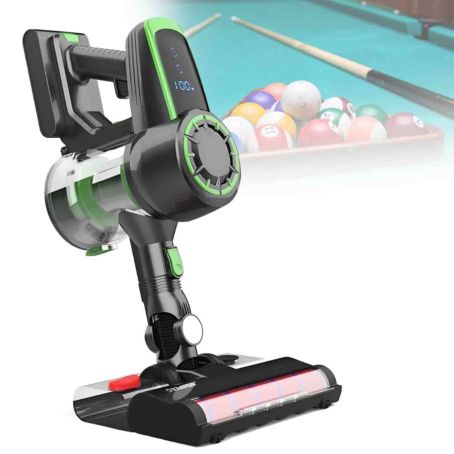 Billard-Tischtuch-Staubsauger, kabellos, 240 W, 22 kPa Saugleistung