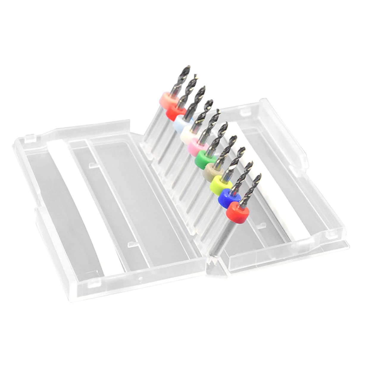Housoutil Set Di 30 Punte Per Trapano Per Circuiti Stampati 2 1 Mm-3 0 Mm Robuste E Precise.