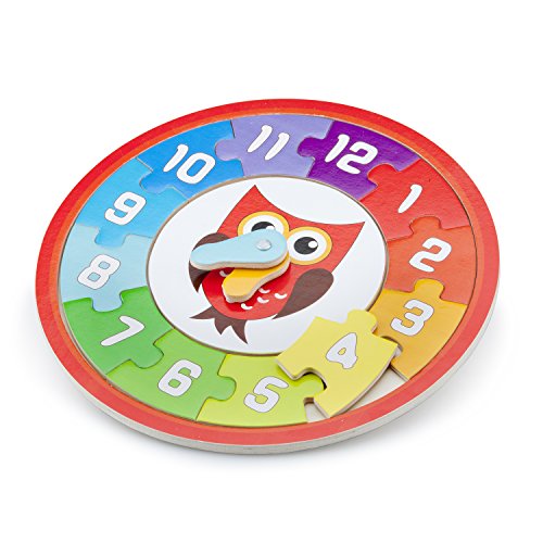 Preisvergleich Produktbild Eitech GmbH 18251 New Classic Toys-Uhren-Puzzle-Eule