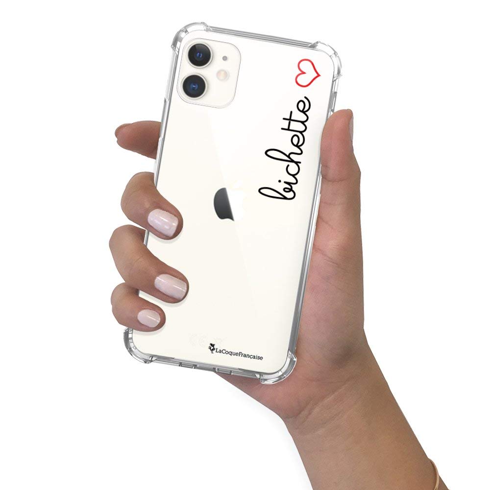 La Cover Francaise – Cover Per IPhone 11 In Silicone Trasparente Con Angoli Rinforzati Antiurto E Scritta Fashion - 2