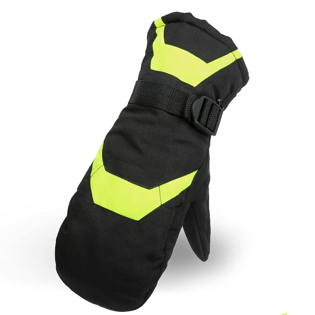 CHEWYNP Guanti da Sci, Guanti Termici Impermeabili Antivento Guanti per Unisex, Guanti da Neve Invernali Caldi all'aperto per Sci, Snowboard, motoslitta, Palle da Neve, triturazione, spala