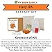 My Brew Supply Hazy IPA Extract Kit | Pale Dry Malt Extract | Flaked Wheat & Oats | Corn Sugar | Azacca & Mosaic Hops | English Ale Yeast | Priming Sugar | Bottle Caps | 5 Gallon Yield