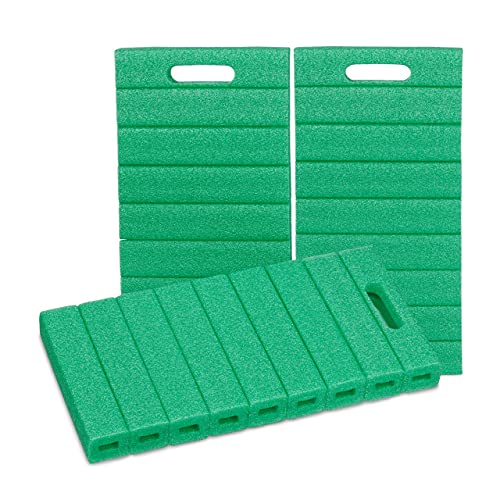 Relaxdays Kniekissen 3er Set, Gartenarbeit & Werkstatt, schonende Kniepolster, HBT: 4 x 39,5 x 20 cm, Kniebretter, grün Relaxdays Kniekissen 3er Set, Gartenarbeit & Werkstatt, schonende Kniepolster, HBT: 4 x 39,5 x 20 cm, Kniebretter, grün