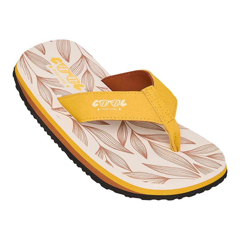 COOL shoe corp. Eve, Chanclas Mujer, Hoja, 39/40 EU Ancho