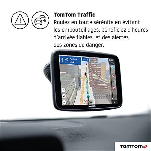 TomTom GPS Voiture GO Discover, 5 Pouces, Info Trafic, Alertes de Zones de Danger, Cartes Monde, Mise à Jour Rapide Via… - Image 7