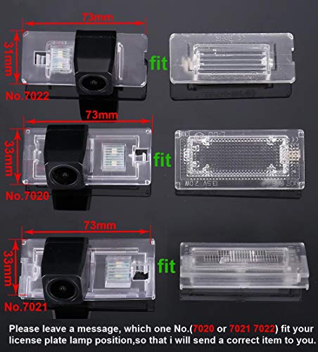 Super Pro HD Rear View Car License Plate Light Camera for BMW 3er E46 Coupe Touring Limo Compact Limousine Convertible 4D 5D 316i 318i 320d 323i 328i 330ci 325xi 1998-2005 Bj (7021) - Image 3