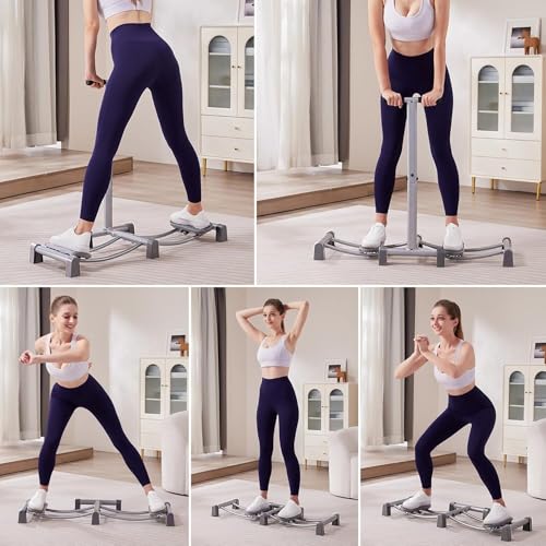 2-in-1-Beintrainer, Becken Boden Trainer, Ski Trainingsgerät, Skitrainer-Gerät. Ideal zum Training des Beckenbodens, der Beine, des Gesäßes und der Oberschenkel im Fitnessstudio oder zu Hause.