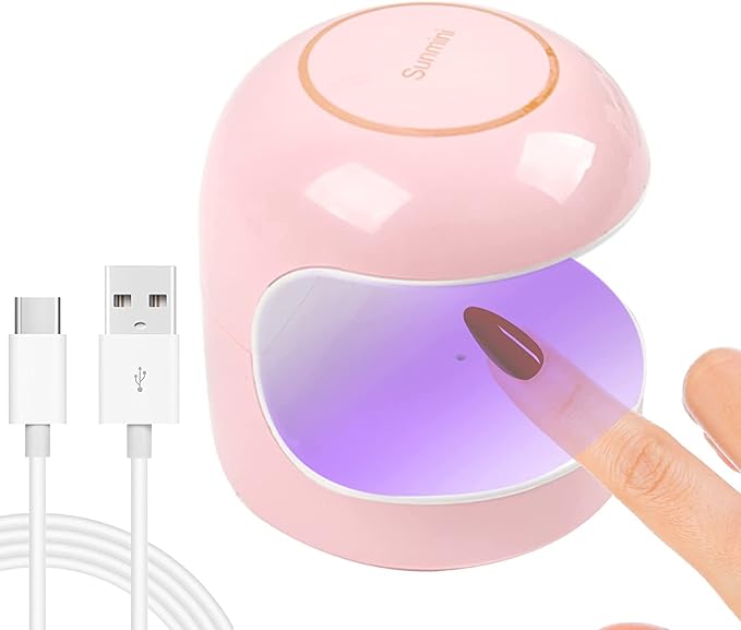 Mini LED Nail Lamp,18W UV Lamp for Gel Nail Polish,Curing Lamp Quick