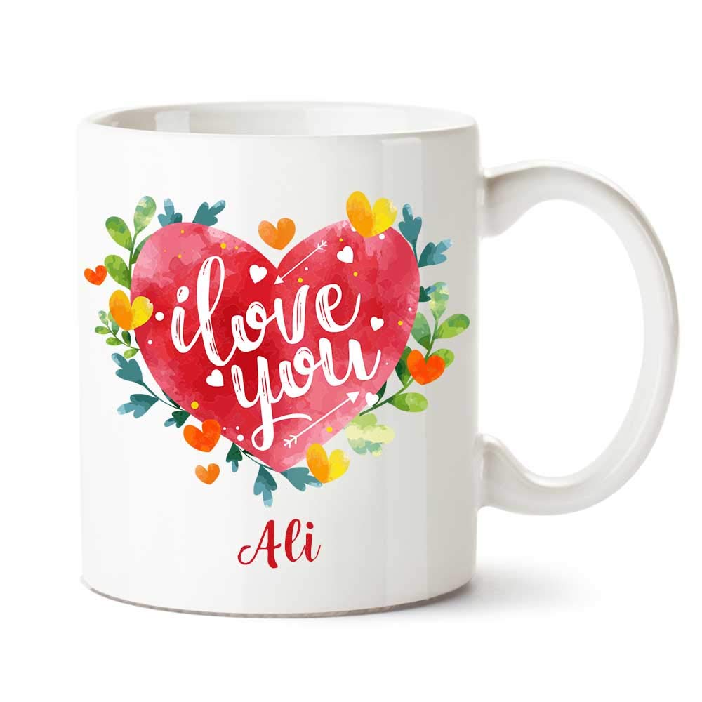 Buy Ali I Love You Ceramic Coffee Name Mug Online At Low Prices In India Amazon In Buy Ali I Love You Ceramic Coffee Name Mug Online At Low Prices In India Amazon In