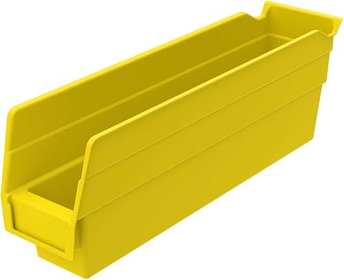 Akro-Mils 30110 Organizador de plástico y contenedores de almacenamiento para refrigerador, cocina, armario u organización de despensa, 12 x 3 x 4