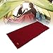 Enlybee Super Thick Fleece Sleeping Bag Liner with Zipper, Blanket for Camping, Travel, Backpacking (Dark Red)