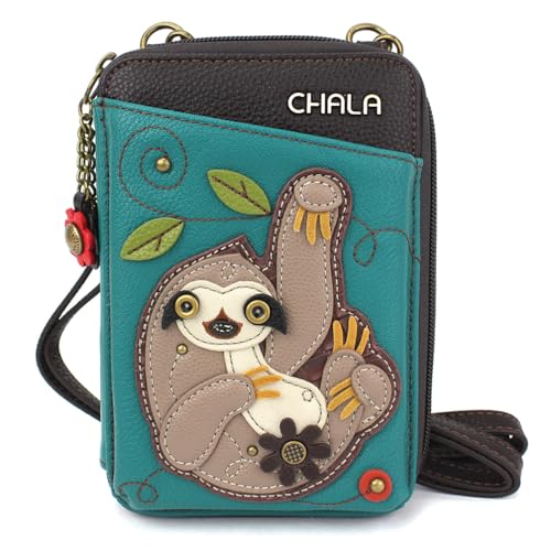 Image of CHALA Wallet Crossbody Cell Phone Purse - Women Faux Leather Multicolor Handbag with Adjustable Strap