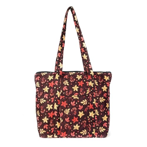 Image of Quilted Shoulder Tote Bag Handbag
