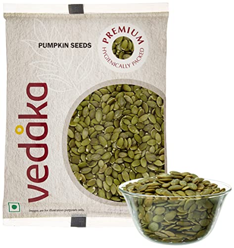 Amazon Brand – Vedaka Premium Raw Pumpkin Seeds | Fiber Rich | 200g Amazon Brand – Vedaka Premium Raw Pumpkin Seeds | Fiber Rich | 200g