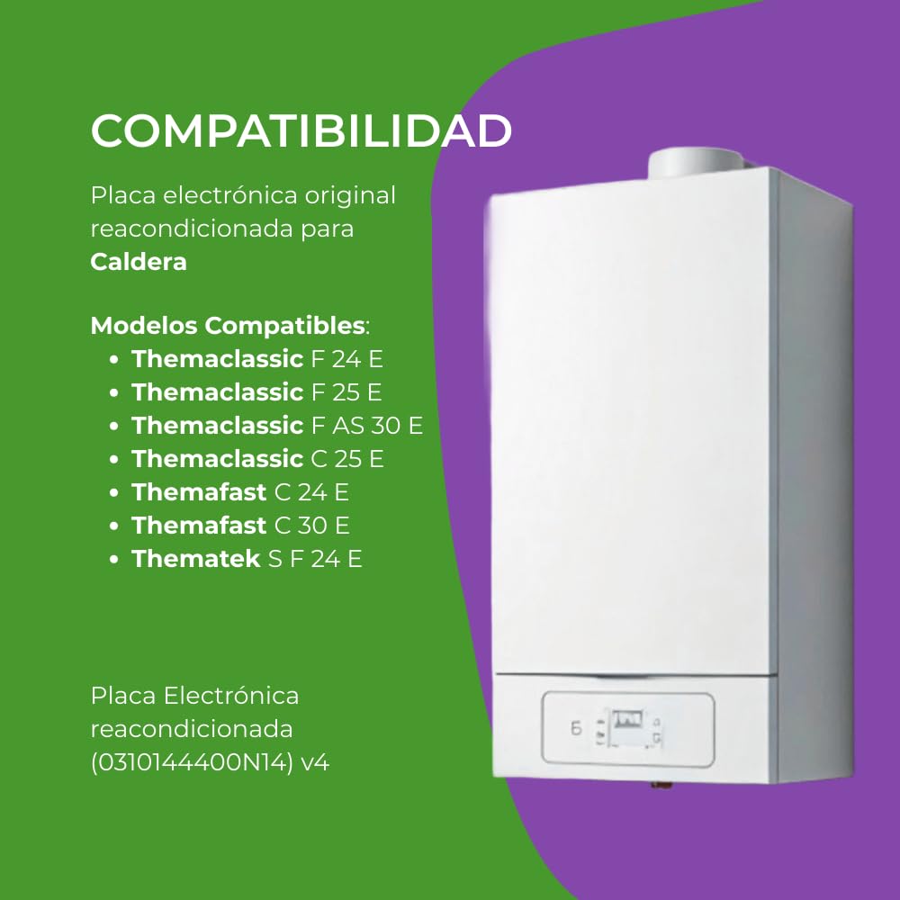 Placa Electrónica Original para Caldera 0310144400N14 V4 - Modelo 3 Relés Disposición 2+1 - Compatible Varios Modelos - Pieza Repuesto Reacondicionada - Garantía 1 Año