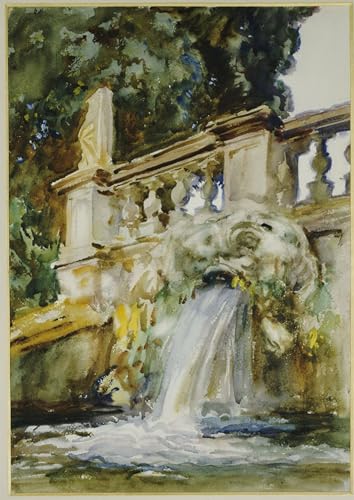Peinture pour la décoration de la chambre : toile Villa Torlonia Sargent 60x90cm