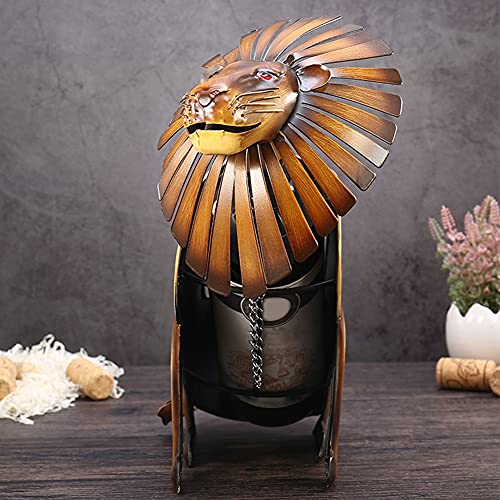 Soporte para botellas con diseño animal de hierro miniatura 5