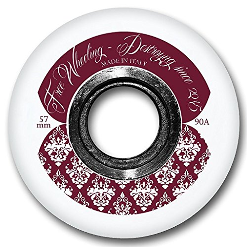 FreeWheeling 4-Pack Ruedas para Patines en línea o Skateboard Aggressive 57mm 1117550