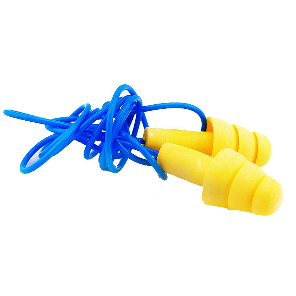 Protección auditiva Earplug Piscina Otitis Media tapones for los oídos a prueba de agua con una cuerda del baño del champú de aislamiento de sonido de reducción de ruido Silencio tapones for los oídos