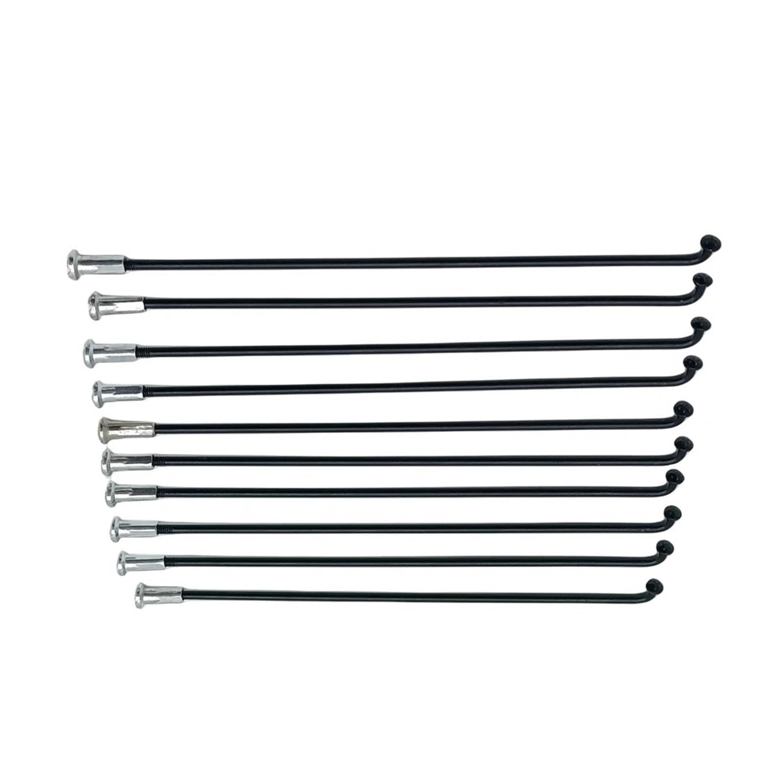 Rayons De Vélo 12G 135mm - Lot De 10 Rayons Courbés J Pour VTT Vélo Électrique Moto