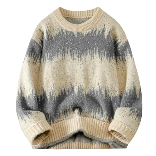 Suéter de punto para hombre holgado para evitar la incomodidad invernal