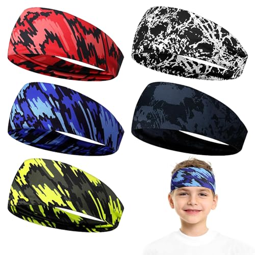 Qaestuan Lot de 5 Bandeaux Graffiti, Bandeaux de Sport pour...