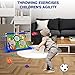 Electric Moving Football Goal Net Set, Football Target Toss with Footballs and Pump,Interactive Training Game Toys for Indoor Outdoor Sports Ball Game, Gift for Boy Girl 3 4 5 6 7 Year