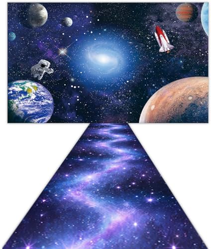 2 Piezas Fondo Fotográfico Galaxia Espacial miniatura 6