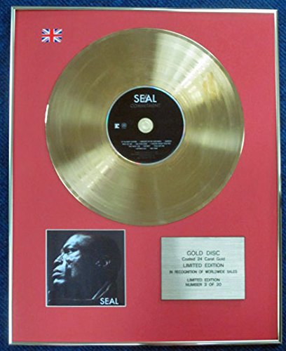 Seal - Limited Edition CD 24 Carat Gold Coated LP Disc - Seal