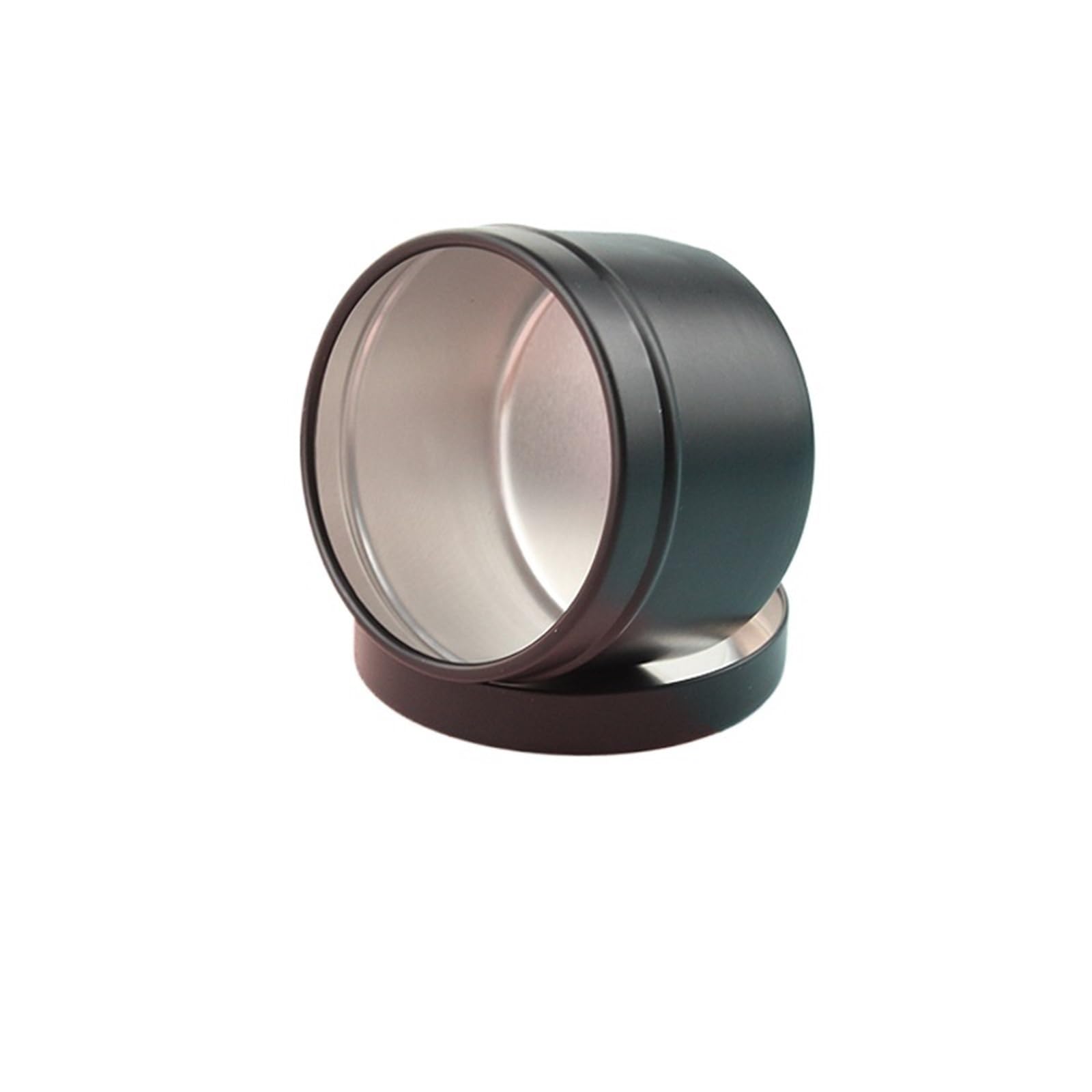 Candle Tins, Aluminum Round Tin Cans 50ml Candle Oil Cream Empty Jars Lid Multicolor 30/50/100 Pcs(Black,30pcs)