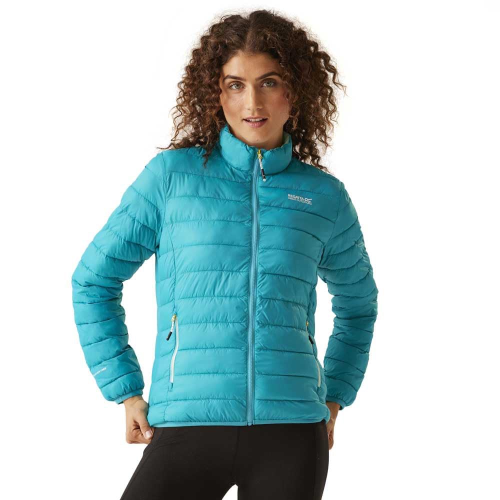 Regatta Women's Tahoe Blue (Bleached Aqua) Hillpack Ii Full Zip Padded Coat, Tahoe Blue, 8 Uk