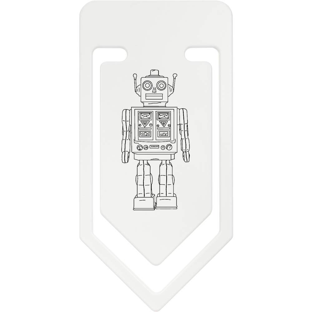 141mm 'Retro Robot' Giant Plastic Paper Clip (CC00045851)