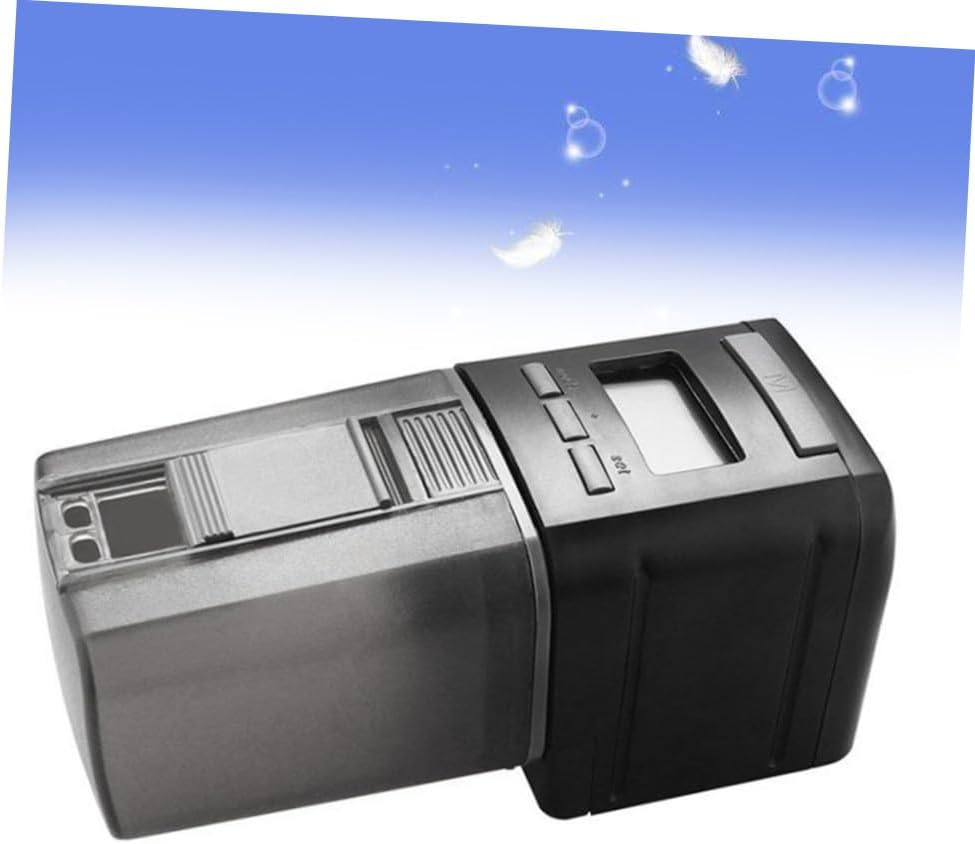 Automatic Fish Feeder Smart Timing Device for Fish Tanks Capacity up to Daily Feedings for Pellet Food and Growth