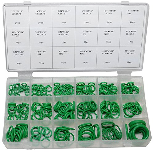 270 tlg. Set Dichtungsringe O-Ring Dichtung für kfz Klimaanlage Ring Grün von rg-vertrieb