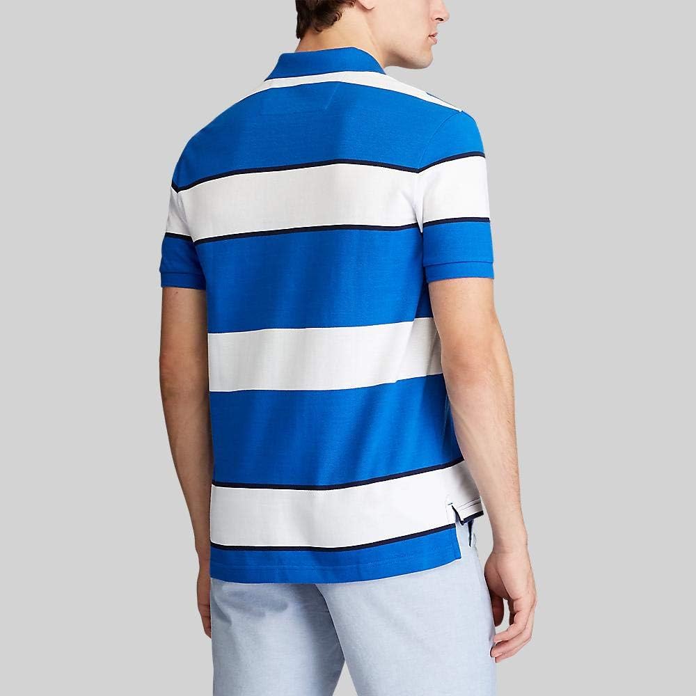 Chaps Mens Classic Fit Cotton Mesh Everyday Polo Shirt