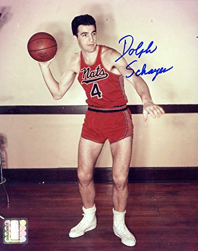 Dolph Schayer (D.2015) Autographed /Original Signed 8x10 Photo w/ the Syracuse Nationals - He Was Named One of the 50 Greatest Players in NBA History