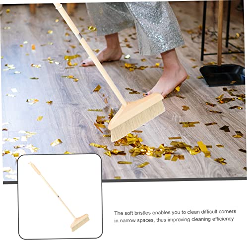 UTHCLO Zimmerbesen Mit Langem Griff Tragbarer Küchenbesen Abnehmbarer Reinigungsbesen Für Innenbereich Besen Mit Weichen Borsten Zum Kehren Hartböden – Bild 5