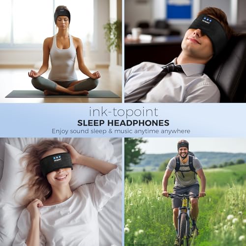 Casque de sommeil Bluetooth 5.4 confortable et masque yeux - 7