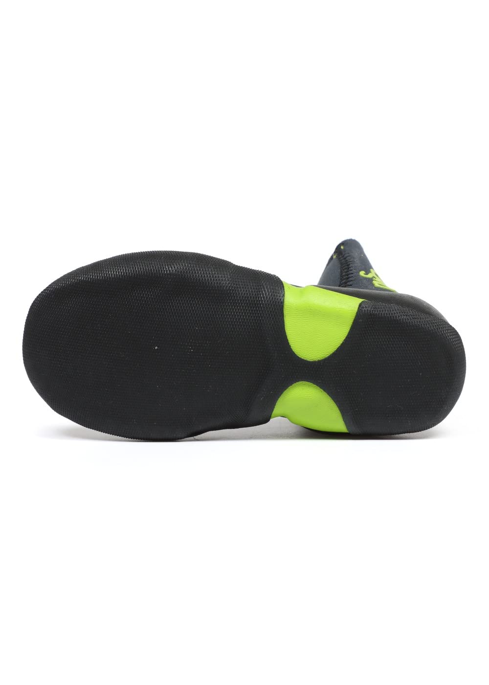 C-Skins 2023 Junior Legend 3.5mm GBS Zipped Round Toe Wetsuit Boot Boots - Graphite Flash Green Black - Unisex - Image 2