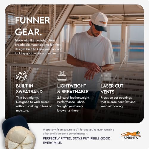 Image of Sprints Structured VP Performance Cap | The Lightweight, Quick Dry, Sport Hat, One Size, Unisex