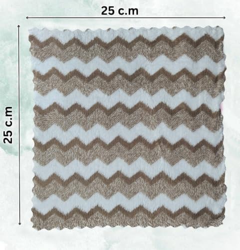 Image of Face Towel - Set of 12 (25x25 cm,Multicolor) Rumal /Handkerchief /Hanky Set for Women, Kids and Newborn Babies | Ultra-Soft, Quick Dry, Absorbent | Small Towel for Hand & Face Wash