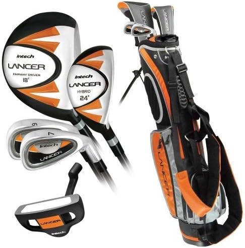 Intech Lancer Junior Golf Set (Age 8-12, Orange)