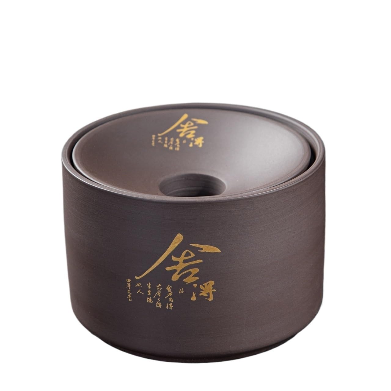 Ashtrays Purple Clay Ashtray Funnel Lid for Home Use in Living Room Office and Tea Table 12cm In Size to Prevent Flying Ash Decor