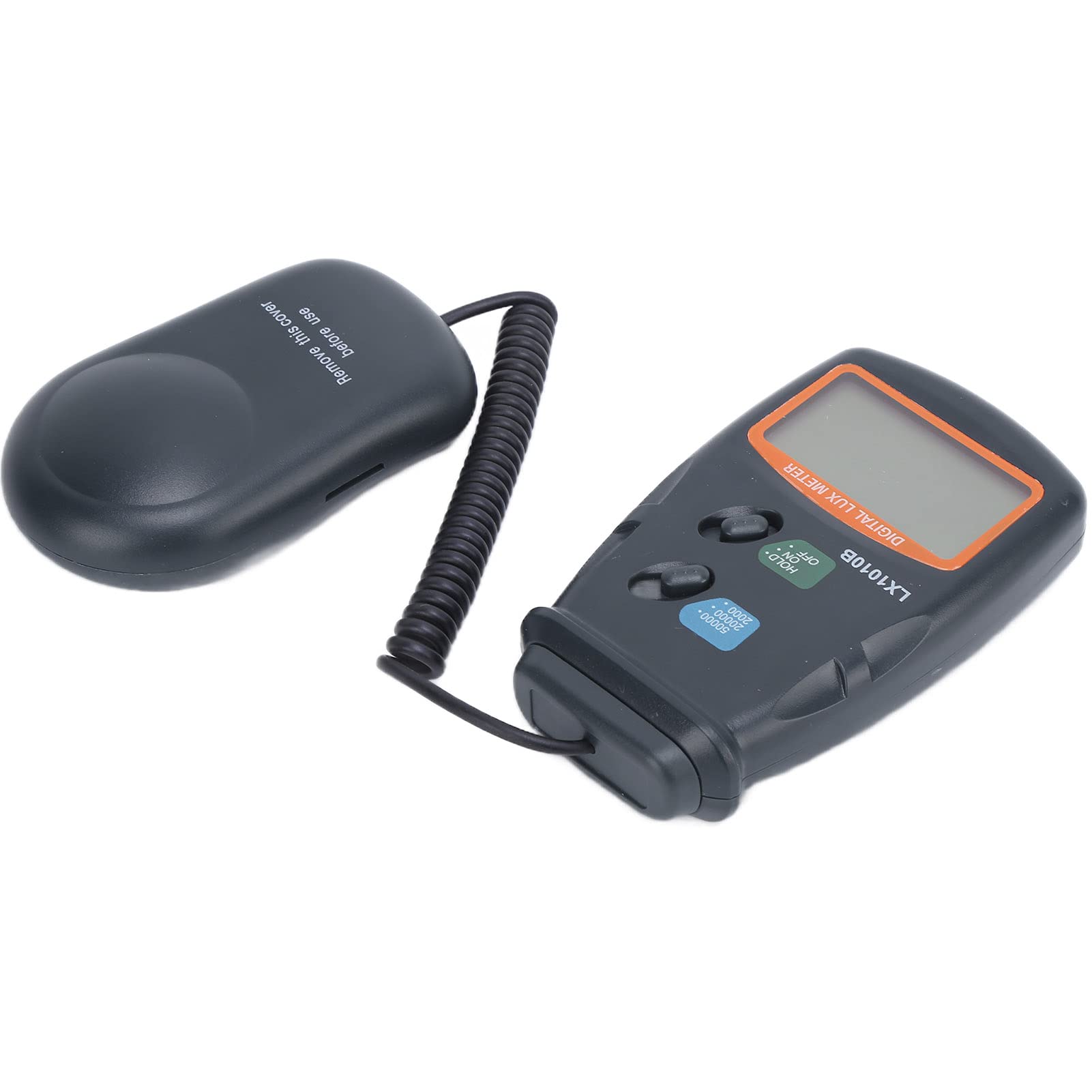 LX1010B Luxmètre Numérique, 0-50 000 Lux avec Maintien de Données, Précision ± 4%, 2 Lectures/sec, écran LCD 18mm, pour la Photographie, L'éclairage Intérieur, les Mesures de