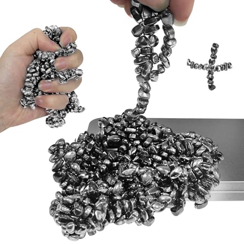 1000pcs Ferrite Putty Fidget Toys, Magnetic Stones Fidget Toys Ad...