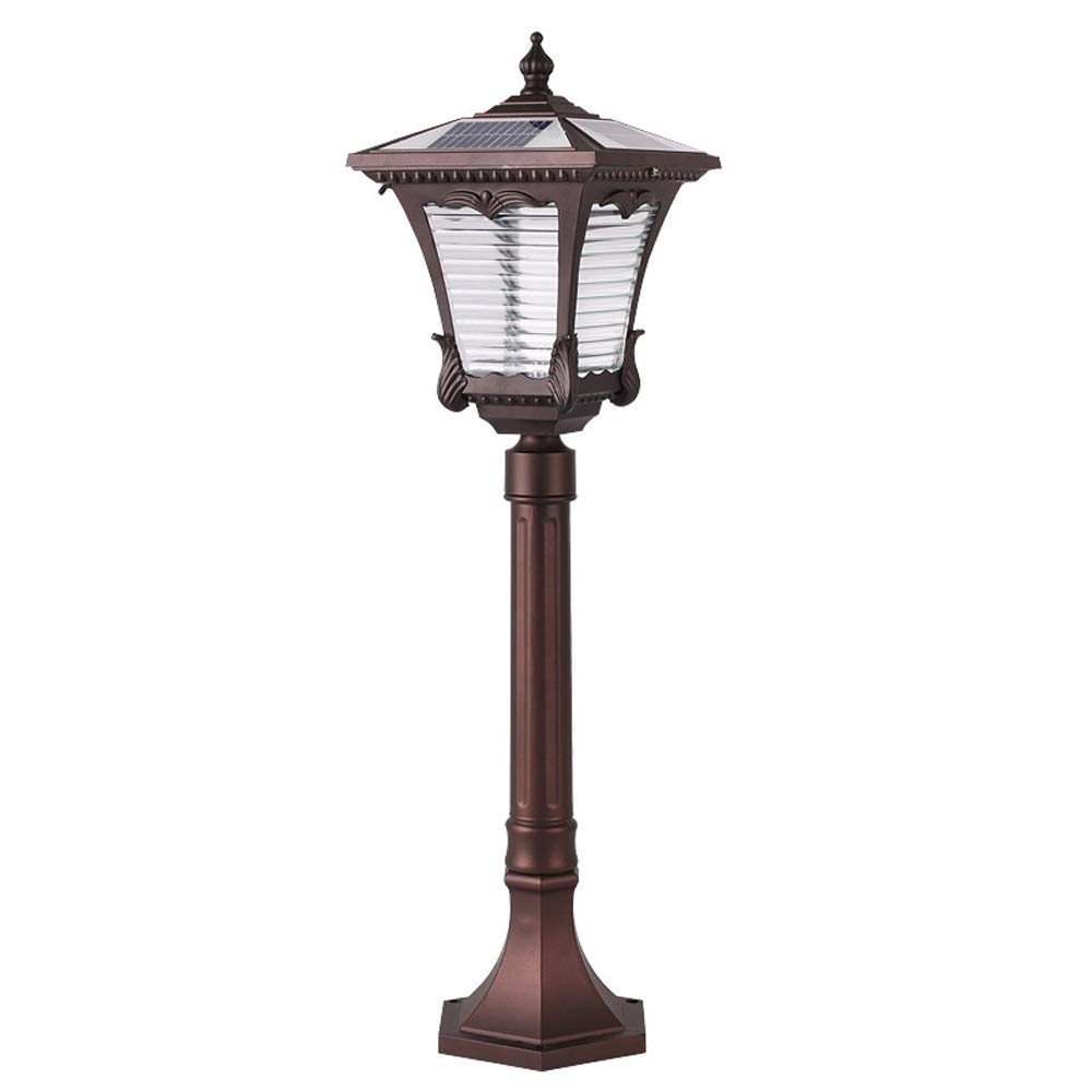 Lampe solaire à colonne LED pour illuminer vos soirées de jardin et terrasses