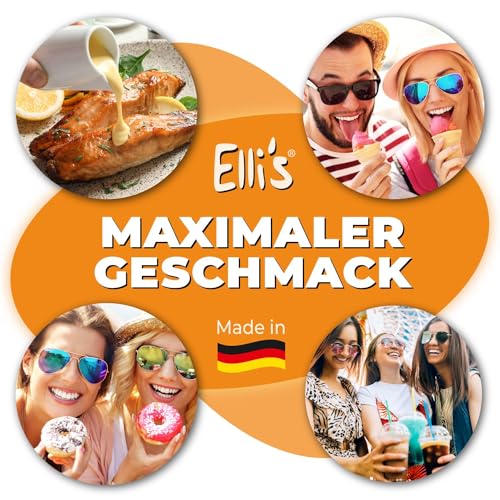 Ellis Aromen Pfefferminz NATURIDENTISCHES Lebensmittelaroma | Für Speisen & Getränke | 10 ml