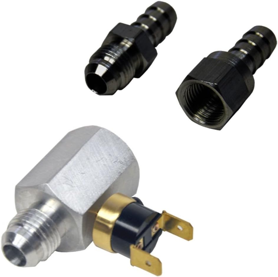 Derale 13021 -6AN x -6AN In-Line Fluid Thermostat