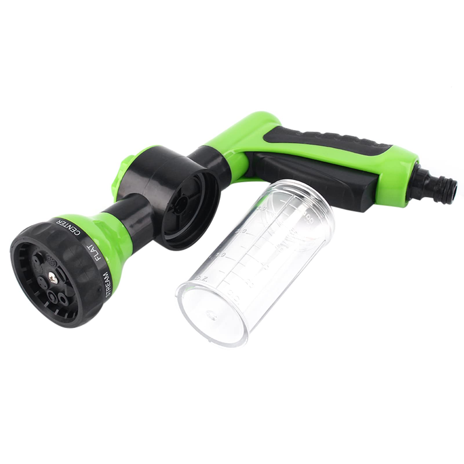 Entatial Popular Car Wash Nozzle, Auto Wash Gun, Auto Care Foaming Car Washing Kit Car Wash Gun Spray Nozzle For Garden Hose Adjustable Foam Cannon Gun Hose Sprayer Dispenser Blaster Wash Gun 8 Watering Patterns
